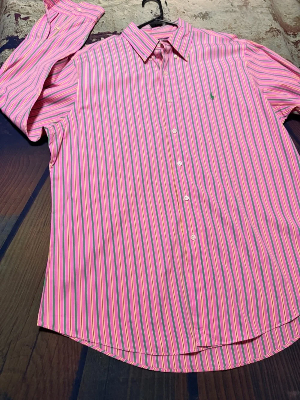 Polo by Ralph Lauren Pink Multi-Stripe Button-Down Shirt